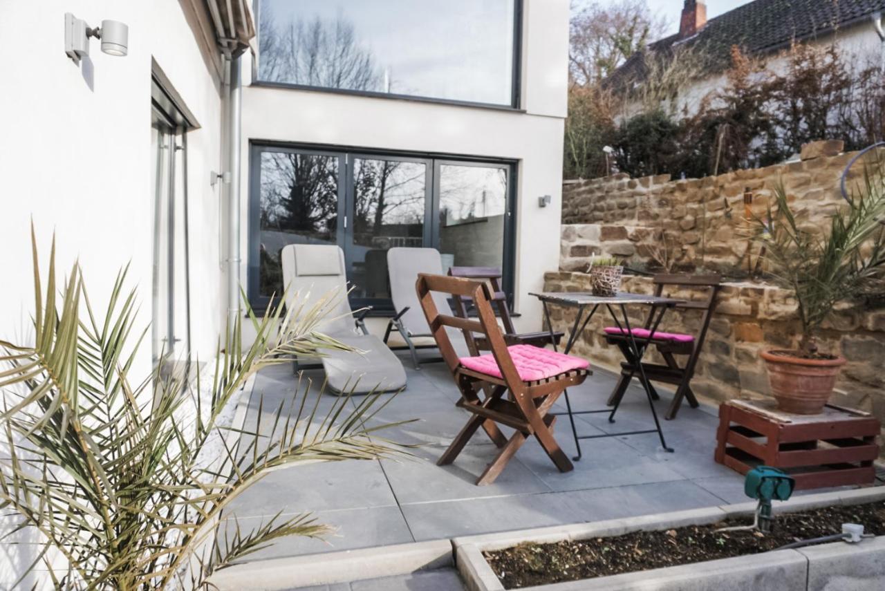 Neu Gebautes Apartment Mit Sonnenterasse In Der Naehe Vom Siebengebirge & Bonn 柯尼希斯温特 外观 照片